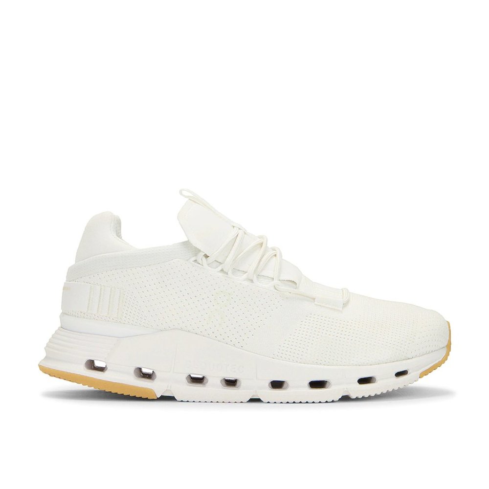 On Cloudnova Undyed Sneaker in Undyed White Tennis Running Shoes -